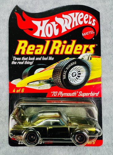 🔥Hot Wheels RLC Real Riders Series 6 70 Plymouth Superbird 4003/11000 H14🔥 - Picture 2 of 9