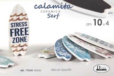 SET 6 PZ MAGNETE CALAMITA IN CERAMICA FORMA SURF 10*4 CM VARI DECORI AIL-772153
