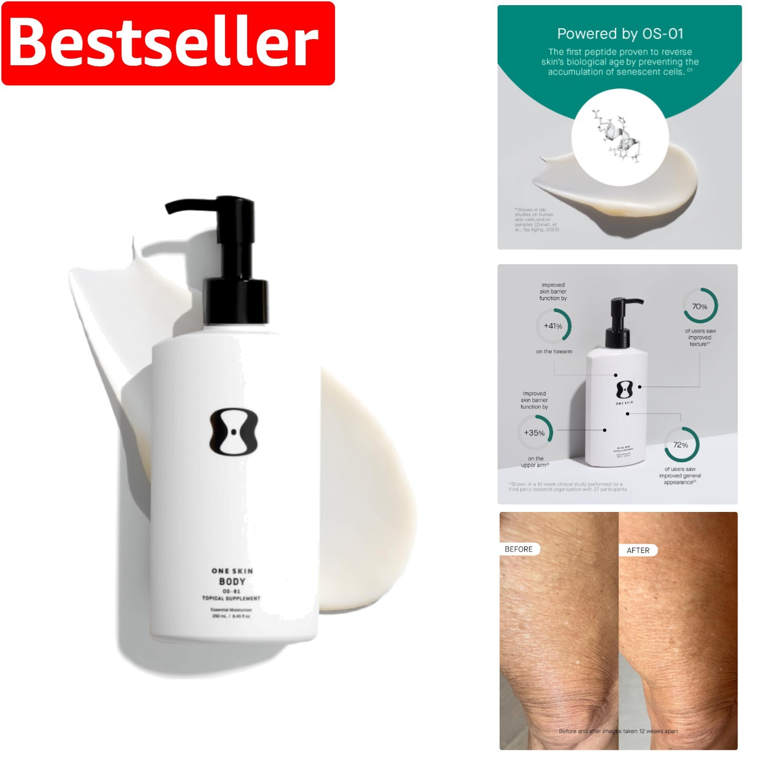 Fragrance-Free BODY OS-01 Daily Moisturizer for Skin Texture & Barrier Support