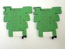 PHOENIX CONTACT PLC-BSC-24DC/21 RELAY MODULE TERMINAL BLOCK 24V DIN RAIL, 2-PCS 