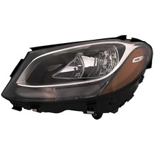 Headlight Fits Mercedes Benz C Class Sedan 15-20 Halogen Left Driver Side