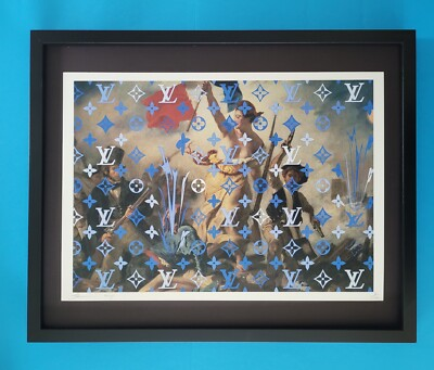 #ad DEATH NYC Hand Signed LARGE Print Framed 16x20in COA REVOLUTION $275.00