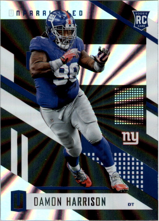 2017 Panini Unparalleled Football Card #107 Damon Harrison RC