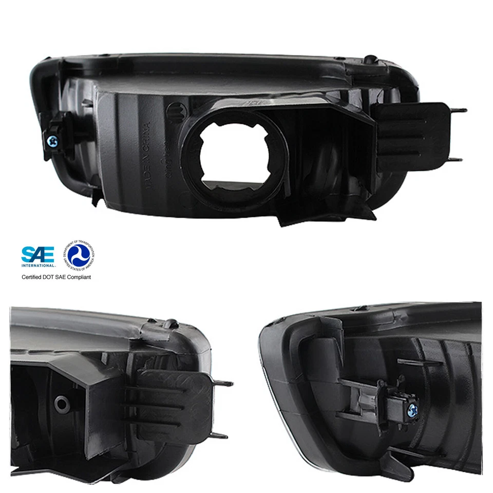 Faros negros para Tacoma 2001-2004 + esquina + señal + parachoques + luces traseras negras Foto 4 de 4