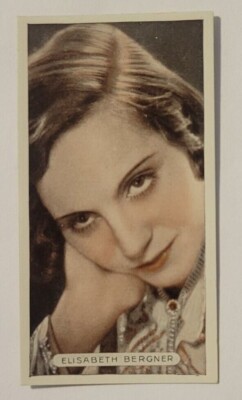  1934 Ardath Famous Film Stars #39 Elisabeth Bergner (A)