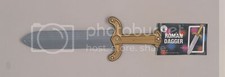 Unisex Roman Warrior Plastic Costume Dagger Sword Accessory Prop