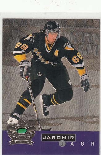 95/96 PARKHURST INTERNATIONAL JAROMIR JAGR GOLD CROWN COLLECTION #1