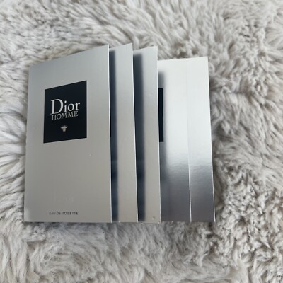 x5 Dior Homme Eau De Toilette (1m) Each