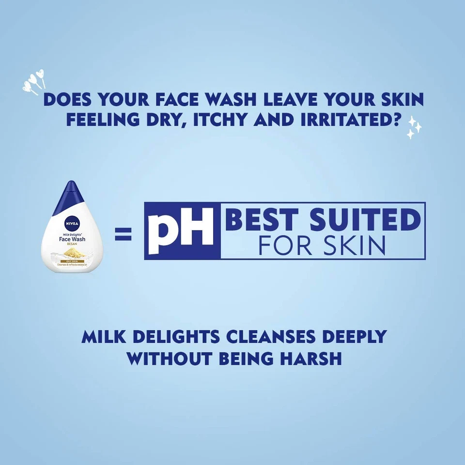 2X Nivea Women Jabón Facial para Piel Grasa, Leche Delights Besan/50 ml Foto 4 de 4