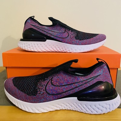 Nike Epic Phantom React Flyknit Black University | Women's Size 11 | BV0415-002 | eBay