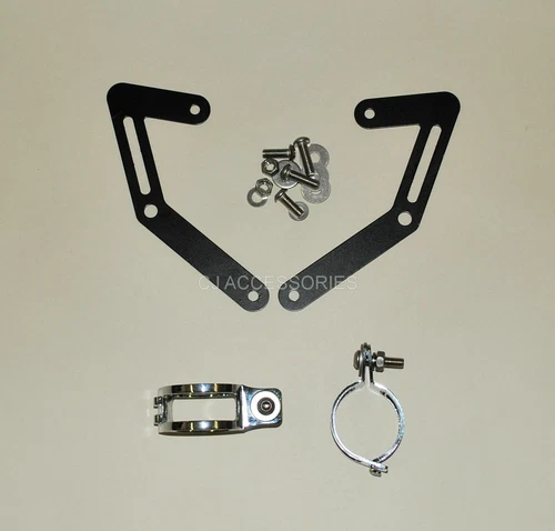 MT-03 Motorcycle Fork Mounted Headlight Brackets 43-46mm Clamps Streetfighter