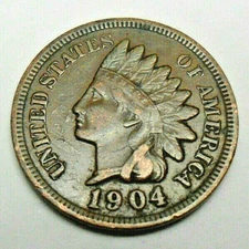 1904 P Indian Head Cent Penny  CULL   **FREE SHIPPING**