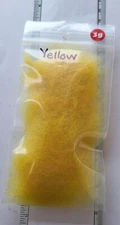 Seal Dubbing " New bigger bag 3g " color: Yellow  Classic Salmon & Streamer