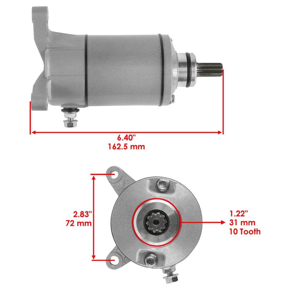 For Suzuki Quadsport 250 LT-Z250 Starter 2004 2005 2006 2007 246 Cc - Image 2 of 4