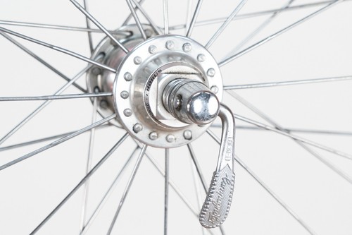 JUEGO DE RUEDAS CAMPAGNOLO CHORUS AMBROSIO BALANCE ROJO 10S CUBIERTA RUEDAS 32H de colección - Imagen 5 de 19