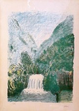 LILLONI UMBERTO (Milano 1898, 1980)Litografia su carta 50x70 cm esemplare 41/99