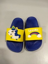 NEW UNISEX KIDS UNICORN SANDAL SIZE 26/27 BLUE
