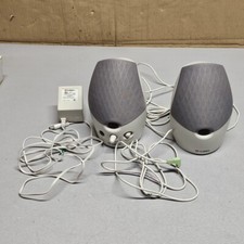 Labtec LCS-1050 Computer Speakers with Power Supply 9VDC AC Adapter - Tested