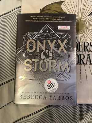 ONYX STORM  TARGET EXCLUSIVE COLLECTORS EDITION BY REBECCA YARROS+ Tote Bag