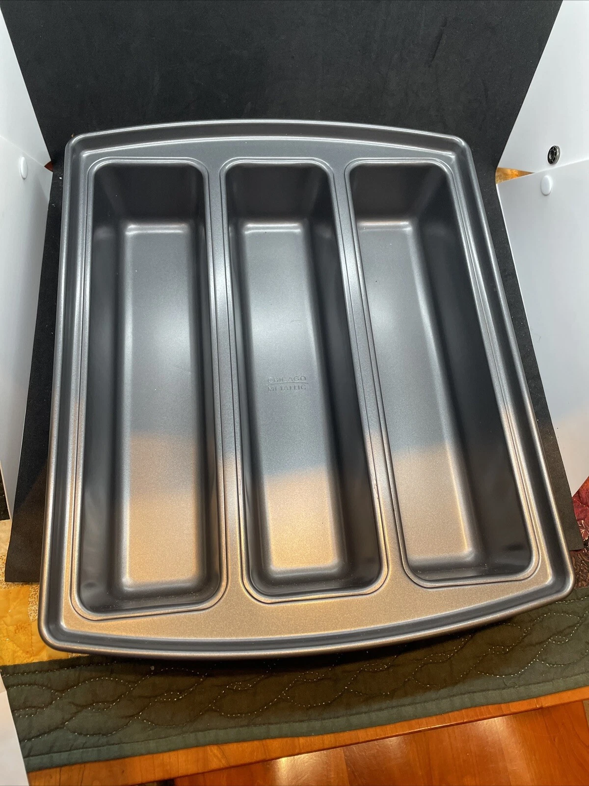 Chicago Metallic Professional Lasagna Trio Pan, 12 X15. Could Be Used For Bread.