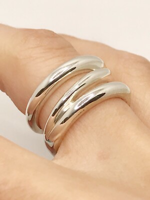 『Tiff RING SILVER925』 Tiffany & Co. Zig Zag Band Ring 925 Sterling Silver