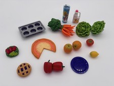 Plastic Food Lot For 18” Sized Dolls such as American Girl