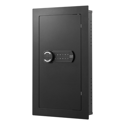 #ad Uimoso 3 Tier Wall Safe with LED Light Password amp; Key AccessAdjustable Shelves $74.99