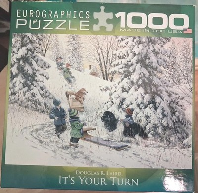 Eurographics It's Your Turn 1000-teiliges Puzzle - Douglas Laird - NEU beschädigte Verpackung