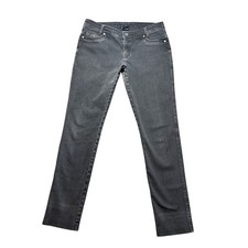 Kuhl Legendary Pants Women 12 REG Gray Denim Cotton Blend Straight Fit Outdoor