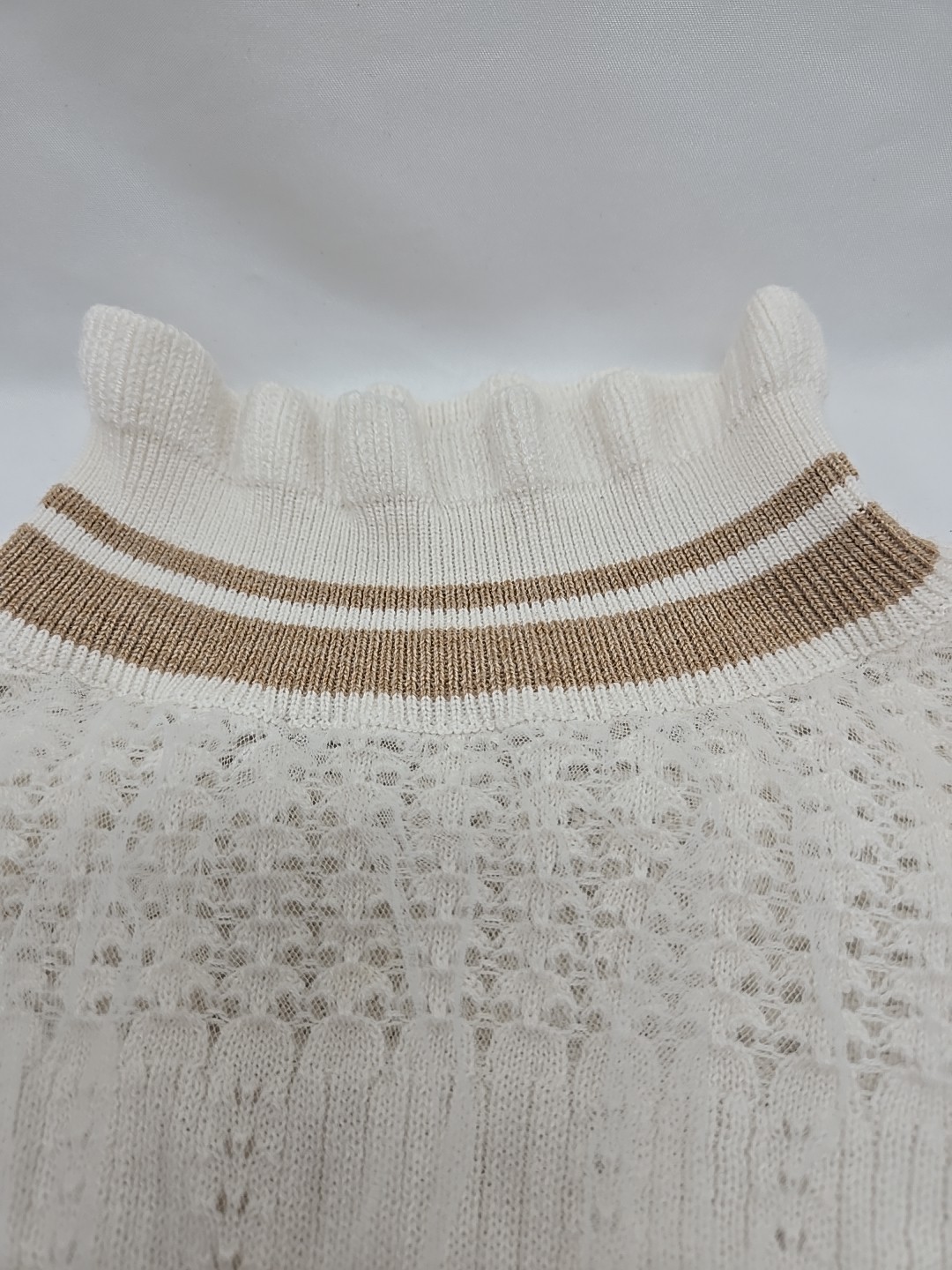 Snidel Tulle Docking Pullover Sweater. Turtleneck… - image 3