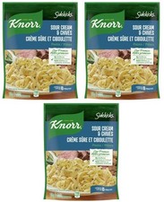 Knorr Sidekicks Kwaśna śmietana i szczypiorek Przystawka do makaronu, 120g (3 opakowania)