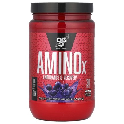 BSN Amino-X Endurance  Recovery Agent Grape 15 3 oz 435 g GMP Quality Assured