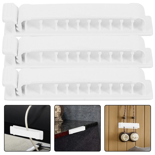 10 Pcs Self-adhesive Cable Charging Cord Holder for Nightstand - 第 6/12 張圖片