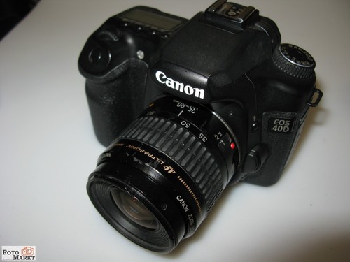 Set: Canon EOS 40D Reflex Digitale + Obiettivo EF 35-80 Mm 4-5,6 Ultrasonic
