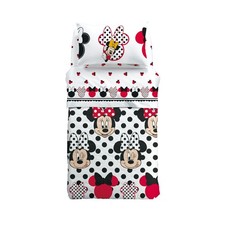 Copriletto Trapuntato Minnie Pois letto Singolo