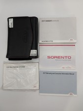 2017 Kia Sorento , LX, EX, SX, and Limited SXL Owners Manual With Case