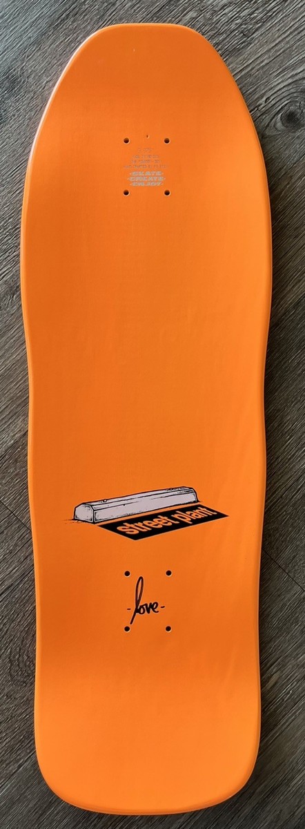 street plant mike valley マイクバレリー 直筆サイン Mike Vallely Signed Street Plant Lance Plant orange Deck, Lance