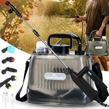 Battery Powered Sprayer 2 Gallon, Upgrade Powerful Electric Garden Sprayer with