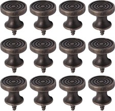 Mini Antique Drawer Knobs, Self-Tapping Screw Small Knobs for Jewelry Box Cabine