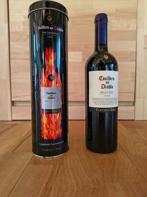 Casillero del Diablo Choncha Y Toro Merlot 2003 Chile mit Blechdose 750 ml