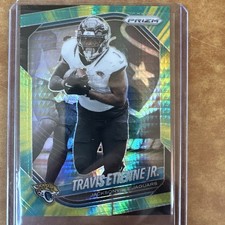TRAVIS ETIENNE JR. 2025 PANINI PRIZM GREEN HYPER JAGUARS #68 /200 