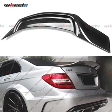 CARBON RT STYLE EAR TRUNK SPOILER WING FOR MERCEDES BENZ W204 C250 C63 2008-2014