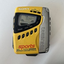 Sony Sports Walkman WM-FS499 FM/AM Radio Cassette Player As-Is READ DESCRIPTION