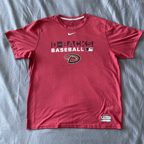 Arizona Diamondbacks Nike Dri-Fit Short Sleeve T-Shirt Size L Large Sedona Red