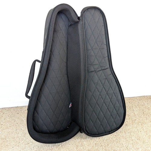 Gator Ukulele Gig Bag Travel Case With Shoulder Strap - Padded Lining - Black - Picture 14 of 22