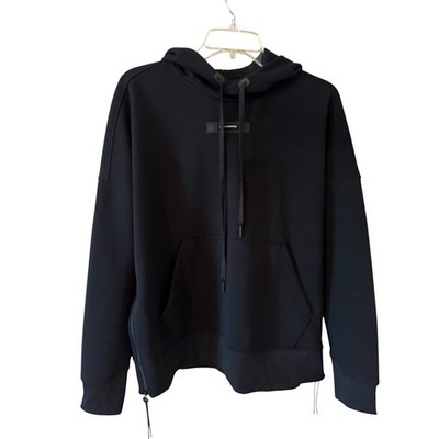 On Cloud Hoodie Black Swiss Engineering Focus Tech Womens Pullover Small