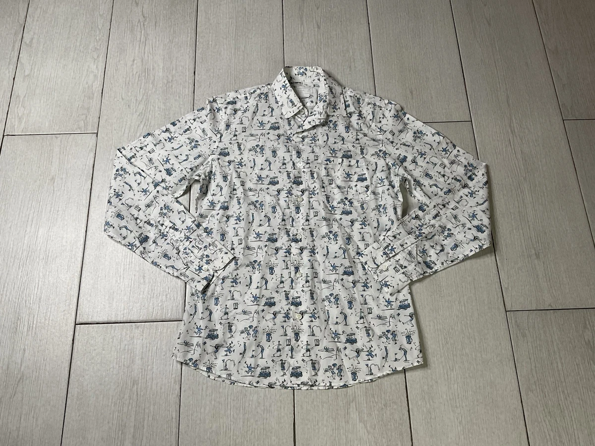 PRADA Cotton Short Sleeve Casual Button-Down Shirts for Men for 