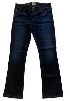 Hudson Jeans Beth Baby Boot Jeans Womens 32 Dark Wash Stretch Flare Bootcut USA