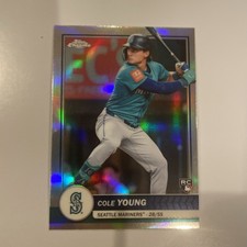 Topps Flagship Chrome 2026 Cole Young Rookie Seattle Mariners #35