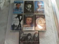 Lot Of7 vintage Country Music Cassette Tapes pre-owned tested